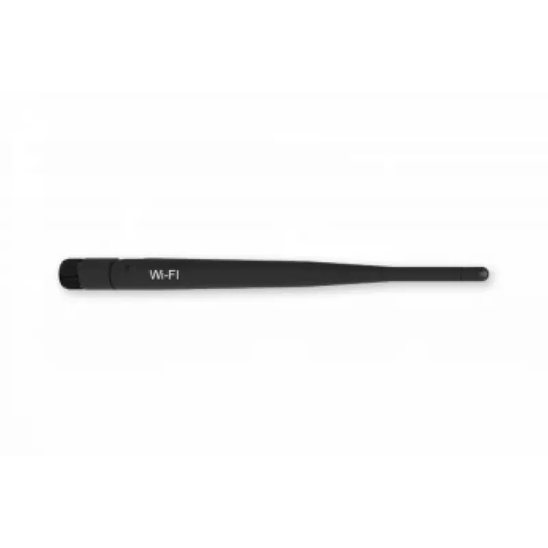 Network antenna TELTONIKA PR1URF51, 5 dBi, 2.4–2.4835 GHz, RP‑SMA male, 50 Ω, linear polarization, 195 mm, black
