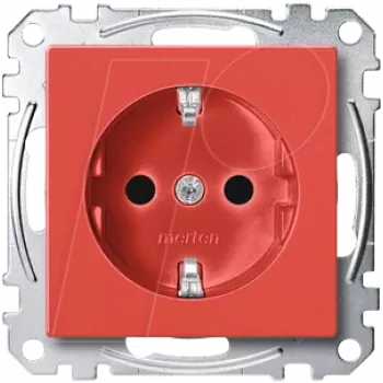 MERTEN SCHUKO-Socket Outlet 16A MEG2300-0306 Red for Dedicated Circuits MEG2300-0306 MEG2300-0306 (MEG2300-0306)