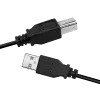 USB cable LogiLink CU0009B 5m USB A USB B Black