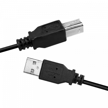 USB cable LogiLink CU0009B 5m USB A USB B Black