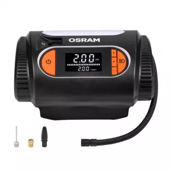 OSRAM TyreInflate 2120 Cordless Rechargeable Tyre Inflator with Digital Pressure Gauge and LED Light