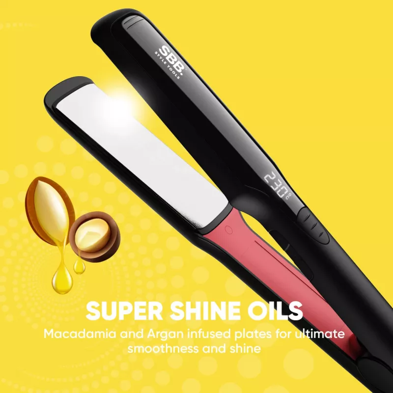 Hair straightener SBB SBST-2000-EU with ceramic plates, 2000W