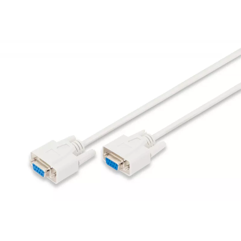 Digitus Serial Connection Cable [1x D-SUB-Socket 9pol. - 1x D-SUB-Socket 9pol.] 2.00 m Beige (AK-610106-020-E)