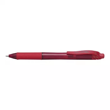 Clip-on retractable pen Pentel Energel X 1.0 Red