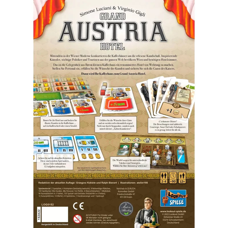 Grand Austria Hotel, Board Game