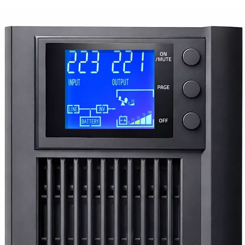 UPS QOLTEC Pure Sine Wave 1kVA 800W with AVR and LCD display