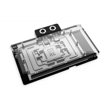 Backplate Alphacool 10269 Acrylic Aluminium Chrome Copper Nylon Black 155.5x235.9x34mm