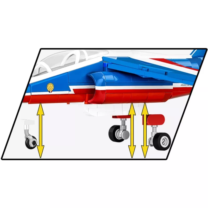 Construction Toy Cobi Alpha Jet Patrouille de France 1:48 Scale Model COBI-5841