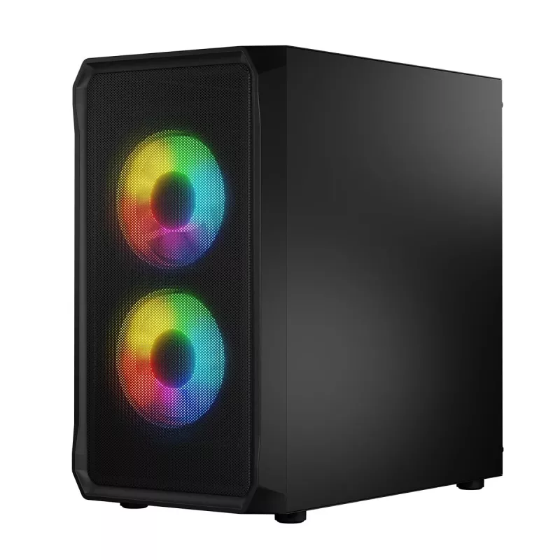 Computer Case Logic Concept Portos Mini ARGB Micro ATX Black