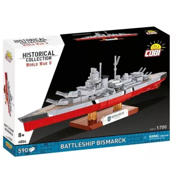 Construction set Cobi Battleship Bismarck model, 590 pieces
