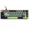 Mechanical keyboard MEDIA-TECH MT1260 Red Core MX60, 60% form factor, CHERRY MX Red switches, RGB backlight, USB, green