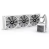 All-in-One CPU liquid cooler Sharkoon S100 ARGB white — 360 mm radiator, Infinity-Mirror effect