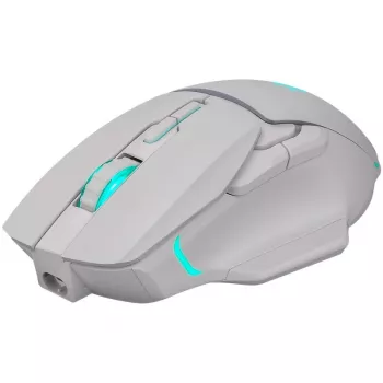 Wireless mouse DEFENDER Stix GM-009 RF — optical 3200 DPI, 6 buttons, ambidextrous, USB RF, battery-powered, white