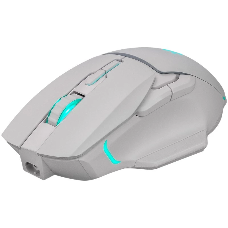 Wireless mouse DEFENDER Stix GM-009 RF — optical 3200 DPI, 6 buttons, ambidextrous, USB RF, battery-powered, white