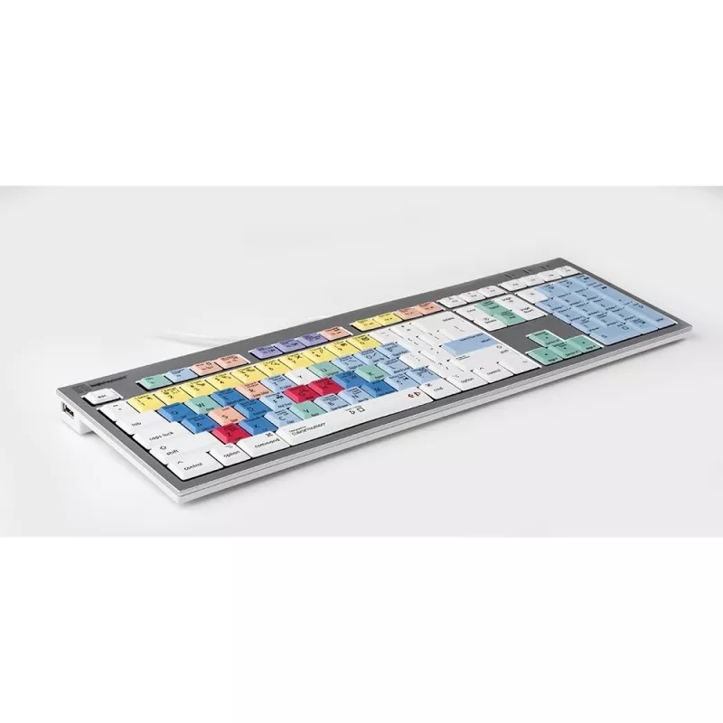 Keyboard Logickeyboard ALBA Universal USB AZERTY French Silver