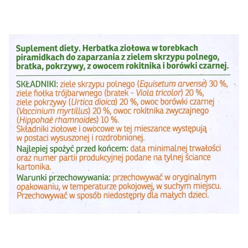 Bonatium Herbal tea Hair, skin and nails Fix 20pcs