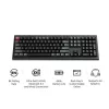 Mechanical full-size keyboard Keychron V6 Ultra 8K — QWERTY, Bluetooth, RGB, Black