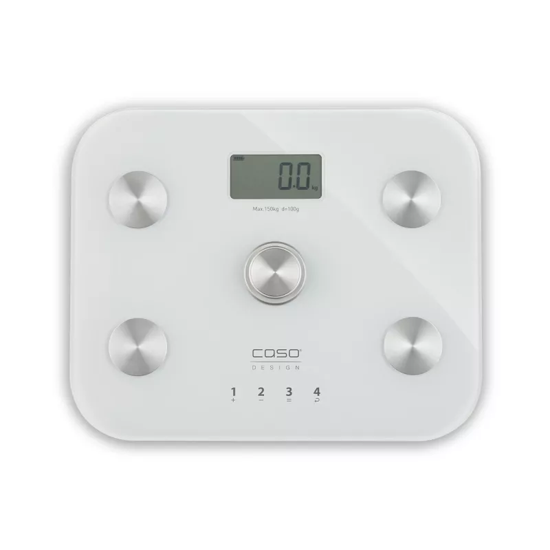 Caso | Scale | BodyEnergy Fit | Maximum weight (capacity) 150 kg | Accuracy 100 g | White