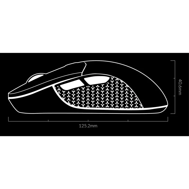Gaming mouse Keychron M3 Right-hand RF Wireless + Bluetooth Optical 26000 DPI White
