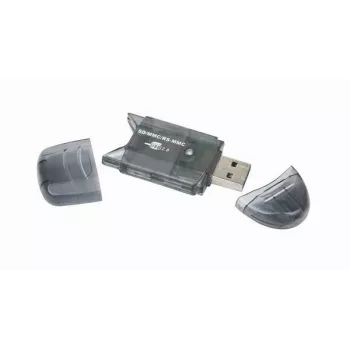 USB 2.0 Card Reader Gembird FD2-SD-1 — MMC/SD/SDHC/SDXC, 73×30×10 mm, 13 g, Black
