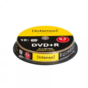 Intenso - 10 x DVD+R DL - 8.5GB 8x - Spindel - Speichermedium (4311142)