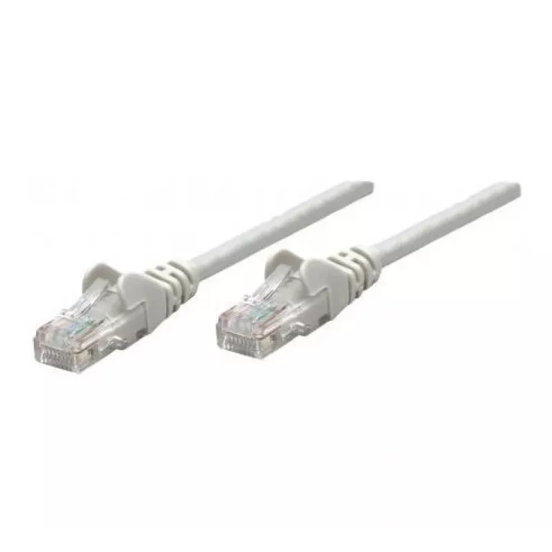 Intellinet Network Patch Cable, Cat6A, 50m, Grey, Copper, S/FTP, LSOH / LSZH, PVC, RJ45, Gold Plated Contacts, Snagless, Booted, Lifetime Warranty