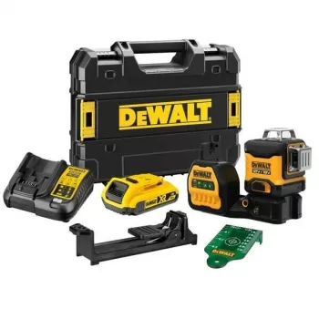 Laser level DeWalt DCE089D1G18-QW green beam self-leveling 360° with receiver compatibility