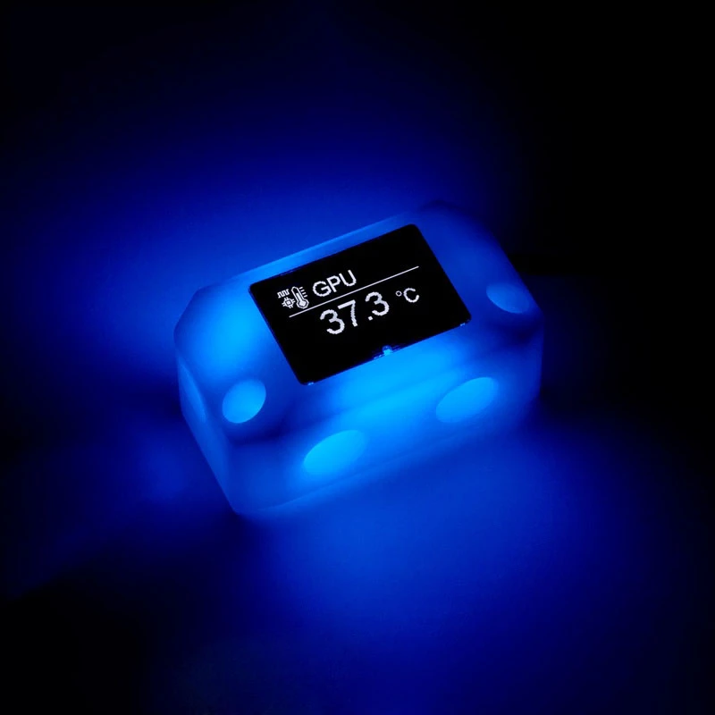 aqua computer VISION Glow Connection Terminal for kryographics
