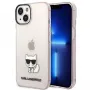 Karl Lagerfeld KLHCP14MCTRI Iphone 14 Plus / 15 Plus 6.7 Hardcase Pink / Pink Transparent Choupette Body