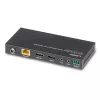 Lindy 150m Cat.6 HDMI 4K60, IR and RS-232 HDBaseT Extender, 3840 x 2160 pixels, AV transmitter & receiver, 150 m, Wired, Black, HDCP