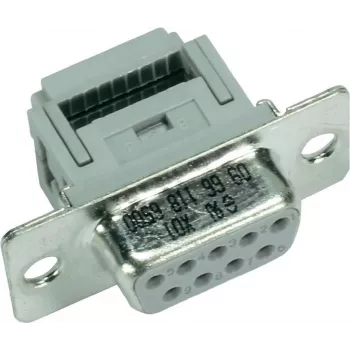 Harting D-SUB Plug 180 ° Number of Poles: 9 IDC 09 66 128 7700 1 pc(s) (09 66 128 7700)