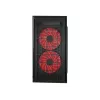 GEMBIRD CCC-FORNAX-950R Gaming design PC case 3 x 12 cm fans red