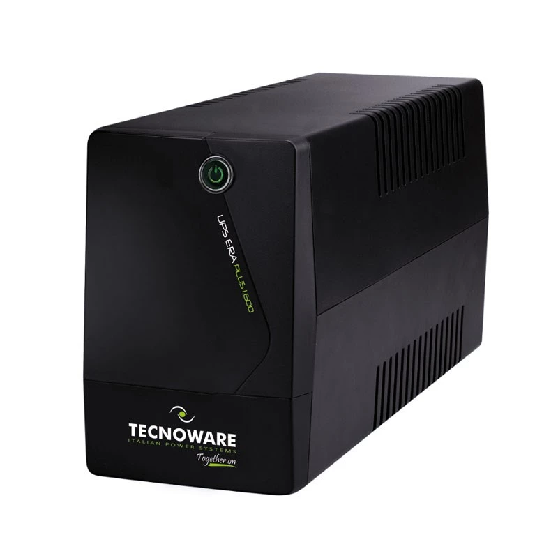 Tecnoware Era Plus 1600 FGCERAPL1602SCH Line-Interactive UPS, 1600 VA / 1200 W, Sinewave, Schuko, 12V 11Ah Battery