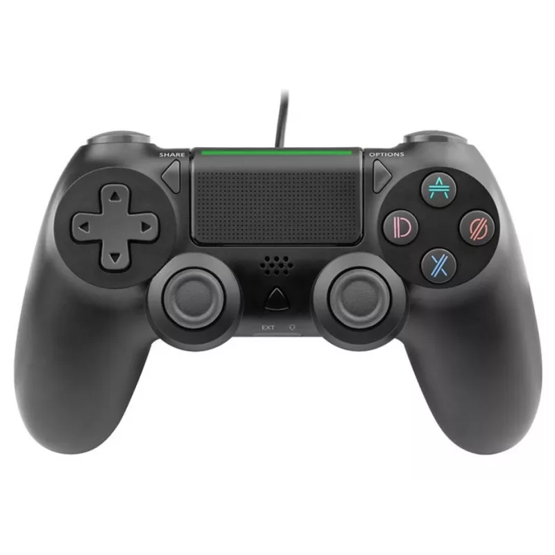 Wired gamepad TRACER SHOGUN PRO Black — 16 buttons, analogue/digital, 1.5 m cable, vibration, PC/PS4/PS3