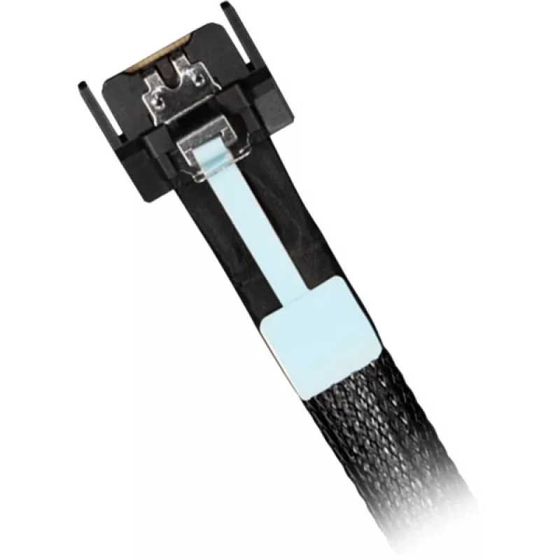 ICY DOCK MB414L-B MCIO 4i SFF-TA-1016 to MCIO 4i SFF-TA-1016 Cable, 0.5 m
