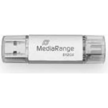 USB Flash Drive MediaRange 512GB USB 3.2 Gen 1 USB-A USB-C MR940-1