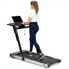 HMS LOOP12 MULTI electric treadmill with desk 1-12 km/h, black