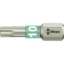 Screwdriver Bits TORX® 25 mm Wera T10 for 6.3 mm (1/4 inch) drive