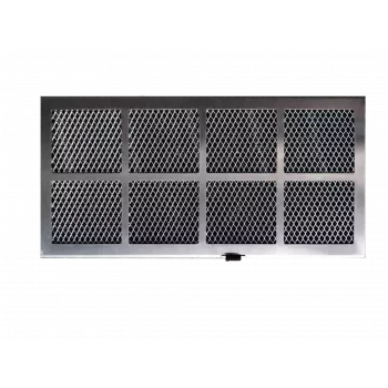 Respekta active carbon filter set MIZ 7800 — 2 pieces, silver/black