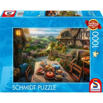 Jigsaw Puzzle Schmidt Spiele Breakfast with a View 1000 pcs, 693 mm width