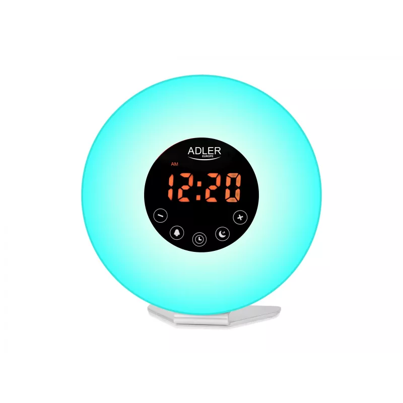 Alarm clock Wake‑Up Light Adler AD1916 with Sunrise Simulation and FM radio