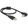 USB Cable DeLOCK 0.5m USB 2.0-A USB 2.0-B Black