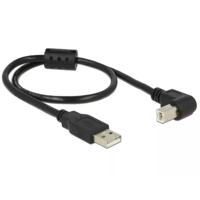 USB Cable DeLOCK 0.5m USB 2.0-A USB 2.0-B Black