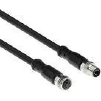 ACT Industrial 5.00 meters Sensor cable M8A 4-pin male to M8A 4-pin female, Ultraflex Xtreme TPE cable, shielded (SC3103)