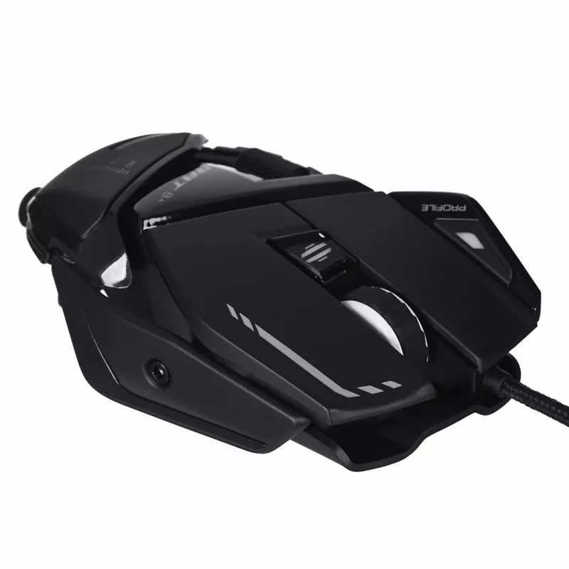 Gaming mouse Mad Catz R.A.T. 8+ — right-hand, optical, 16000 DPI, 11 buttons, USB Type-A, 145 g