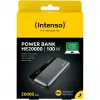 Power bank INTENSO 7350050 — 20000 mAh, 1× USB-A + 2× USB-C, 100 W total output, black/grey