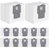 Disposable Dust Bag 12-pack for Roborock H5 (model 8.04.0032) — white, replacement accessory
