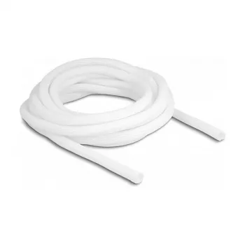 Braided Sleeve DeLOCK 20807 5 m x 9 mm white