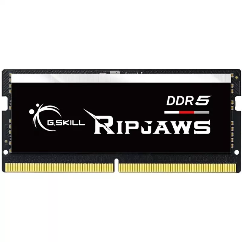 SO-DIMM 32 GB DDR5-4800 (2x 16 GB) Dual-Kit, Arbeitsspeicher schwarz, F5-4800S3434A16GX2-RS, Ripjaws, INTEL XMP