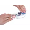Nail clippers with magnifying glass